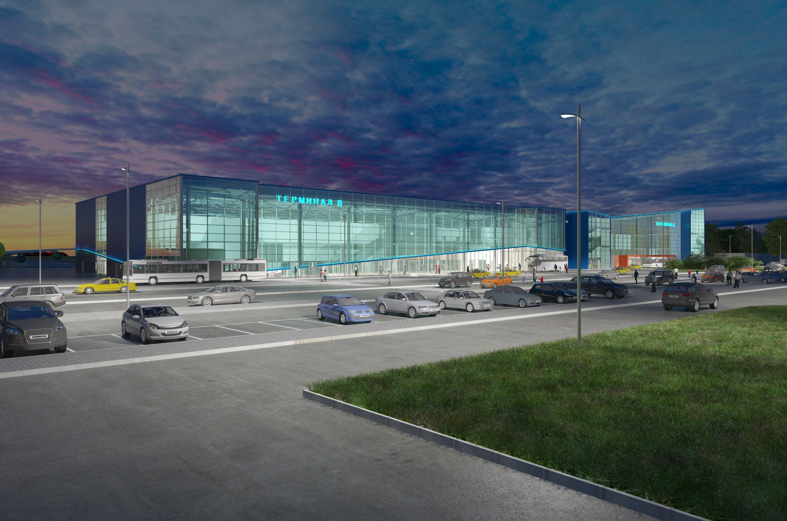 Международный аэропорт Волгоград 2 и 3 очереди - реализованный проект от ГК Спектрум