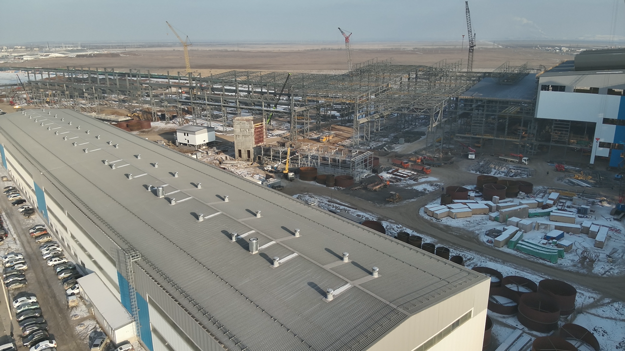 Строительство металлургического комплекса